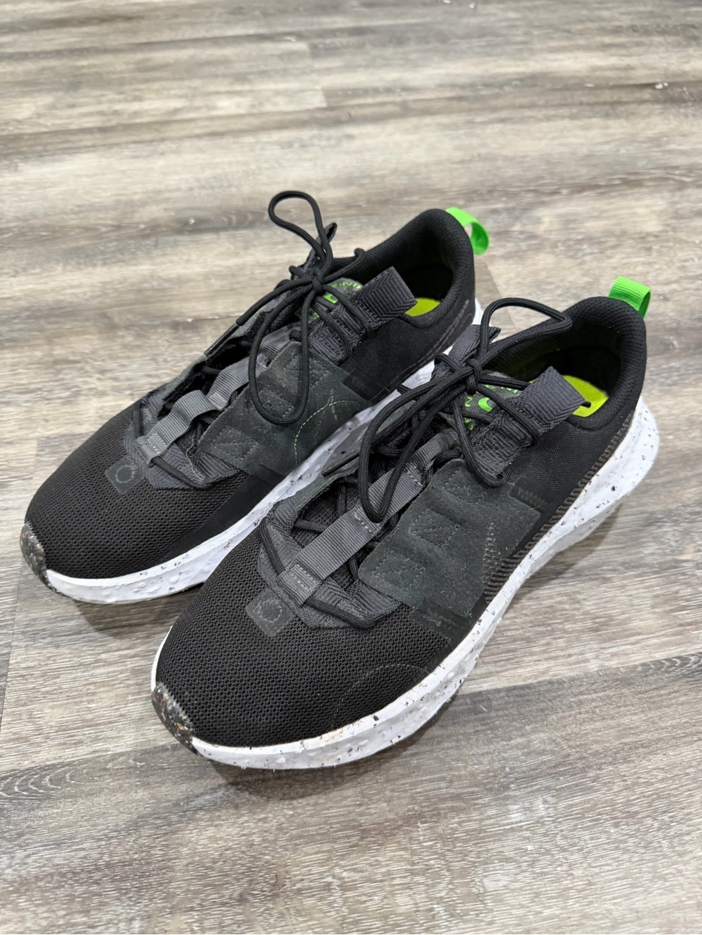 Nike Crater Impact Sneakers | Black/Grey/Green | Women’s size 10